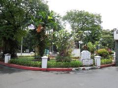 Camp Aguinaldo AFP Museum and Multi-Purpose Theater alongside St. Ignatius Cathedral in Quezon City
