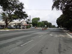 Camp Aguinaldo AFP Museum and Multi-Purpose Theater in Quezon City with St. Ignatius Cathedral