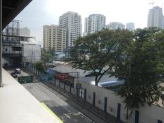 Santolan-Annapolis MRT Station along EDSA near Camp Crame and Philippine National Police headquarters in Quezon City