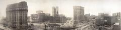 Panorama of Campus Martius in Detroit Michigan 1914