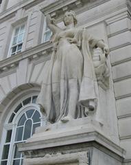 Historic Cunard Building in Liverpool by the waterfront