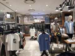 Street view of unidentified places in South Korea with stores and buildings