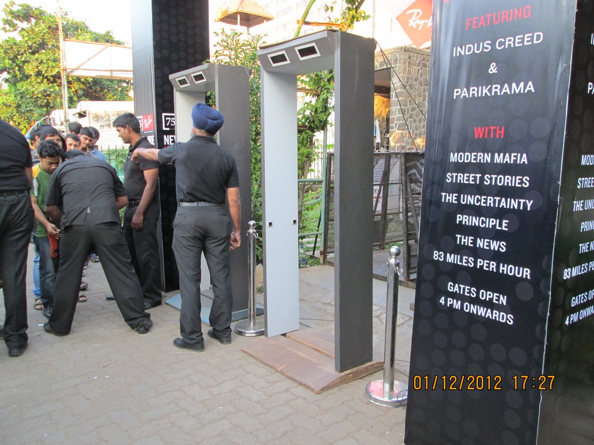 Entrance to Bandra Amphitheater at Bandra Fort for Ray-Bans Never Hide Sounds rock concert