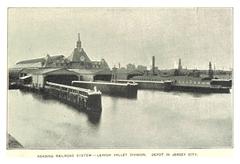 Historic Reading Railroad System Lehigh Valley Division Depot in Jersey City