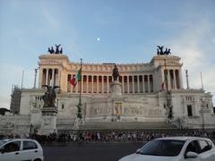 Altare della Patria monument in Rome under clear sky