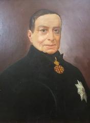 Portrait of Francisco Quirós y Ampudia, Peruvian politician and entrepreneur from 19th century