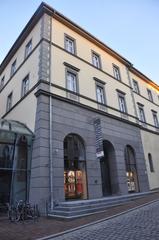 Historic Stadttheater building in Landsberg am Lech with classic architectural details
