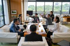 U.S. Consul General Osaka meeting with Nara Governor staff in Nara Japan