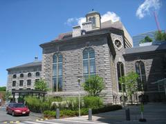 Exterior view of Charles Street Jail in Boston, Massachusetts
