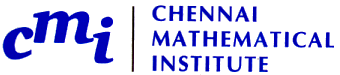 Chennai Mathematical Institute logo in blue and white