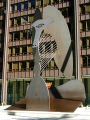 Picasso sculpture in Daley Plaza Chicago
