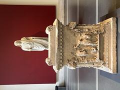 Ancient Roman sculpture of a head at Palais Massimo