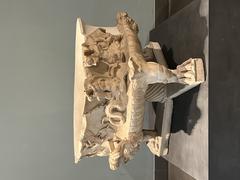 ancient marble sculpture of a male figure at Palais Massimo