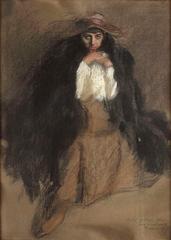 Portrait of Helena Górska by Józef Czajkowski, 1917