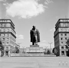 Monument to Vladimir Lenin in Nowa Huta, Kraków, Poland