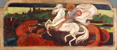 Leon Kowalski painting of Smok Wawelski dragon from 1900