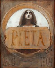 Pieta painting by Franciszek Żmurko