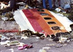 Wreckage of PSA Flight 182 crash site on September 25, 1978