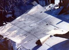 Wreckage of PSA Flight 182 crash site from September 25, 1978