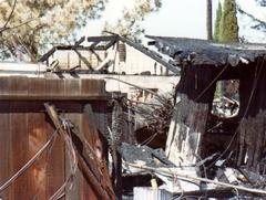 PSA Flight 182 tragic crash site after collision on September 25, 1978
