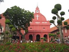 Christ Church Melaka historical red building