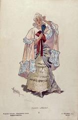 Manon's costume for Act II of Puccini's Manon Lescaut from the world premiere in 1893