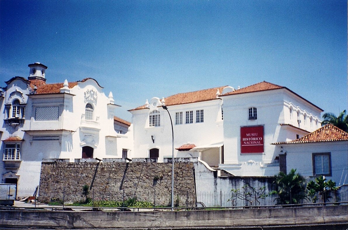 Remnants of Forte de São Tiago da Misericordia in Rio de Janeiro, Brazil