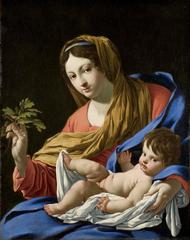 The Virgin holding an oak branch artwork
