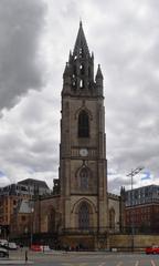Exterior view of Church of Our Lady and St Nicholas, Chapel Street, Liverpool, April 2024