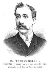 Portrait of Thomas Holden inventor and director of the Circo Price puppets