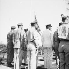 Mass funeral and reburial ceremony for war victims at Menteng Poeloeh cemetery in Batavia on April 5, 1948