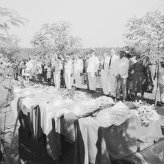 Massive reburial ceremony of war victims at Menteng Poeloeh cemetery in Batavia on April 5, 1948