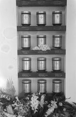 Black and white photograph of the Columbarium at the Menteng Poeloeh War Cemetery in Batavia, Java, September 1949