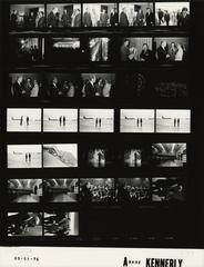 Photo contact sheet A9432 from Gerald Ford White House Photographic Office showing multiple images from roll of film processed on 1976-04-30