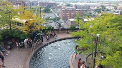 Rooftop view of City Museum in St. Louis, Missouri