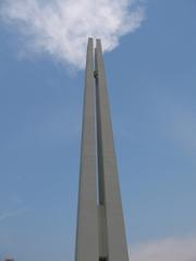 War Memorial Park in Singapore with lush green trees and a clear blue sky