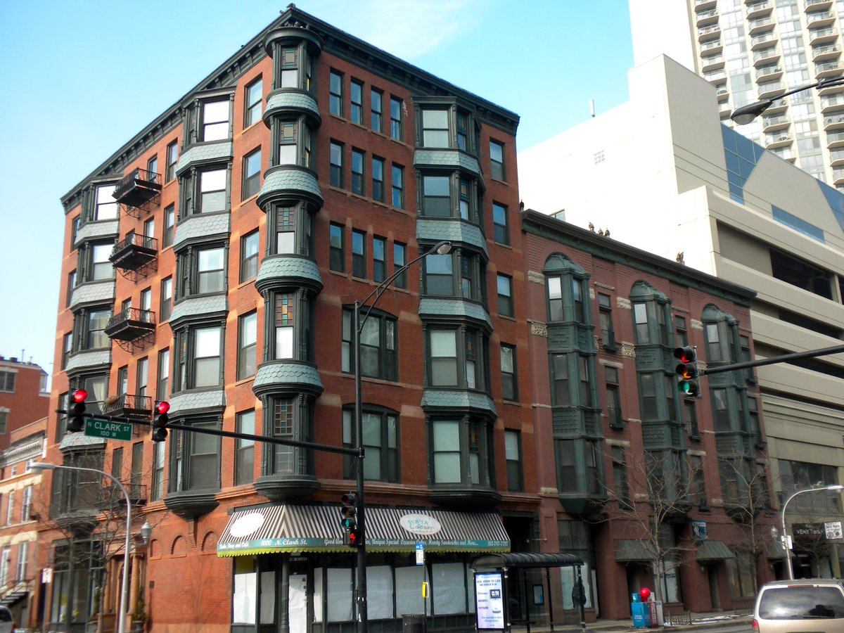 Burlingham Building at 104 West Oak Street, Chicago, a historic building on the National Register of Historic Places