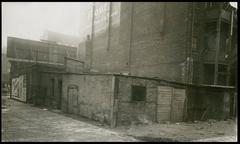 Rear view of buildings at 613-615 North Clark Street Chicago Illinois in 1913
