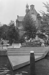 Unveiling of the Homomonument near Westerkerk in Amsterdam on September 4, 1987