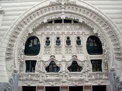 Exterior view of Teatro Campos Eliseos in Bilbao with classic architectural design