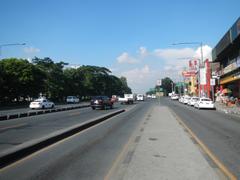 View of Old Capitol Site and City Mall near Philcoa footbridge along Commonwealth Avenue in Quezon City