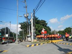 Old Capitol Site and City Mall beside PhilCoa footbridge along Commonwealth Avenue in Quezon City