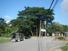 Old Capitol Site in Quezon City with City Mall and PhilCoa footbridge near Commonwealth Avenue