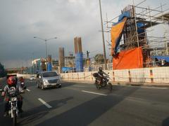 Intersection of Commonwealth Avenue and Batasan Road in Batasan Hills, Quezon City, Metro Manila