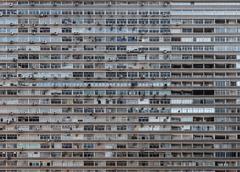 Facade of Conjunto Nacional building on Paulista Avenue in São Paulo, Brazil