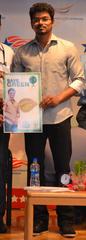 Tamil film actor Vijay celebrating World Environment Day at the U.S. Consulate Chennai