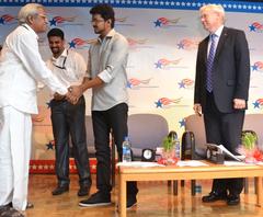 Tamil Film actor Vijay celebrating World Environment Day at the U.S. Consulate Chennai