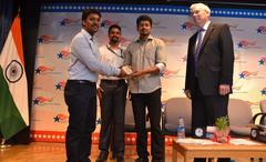 Tamil Film actor Vijay celebrating World Environment Day at the U.S. Consulate Chennai