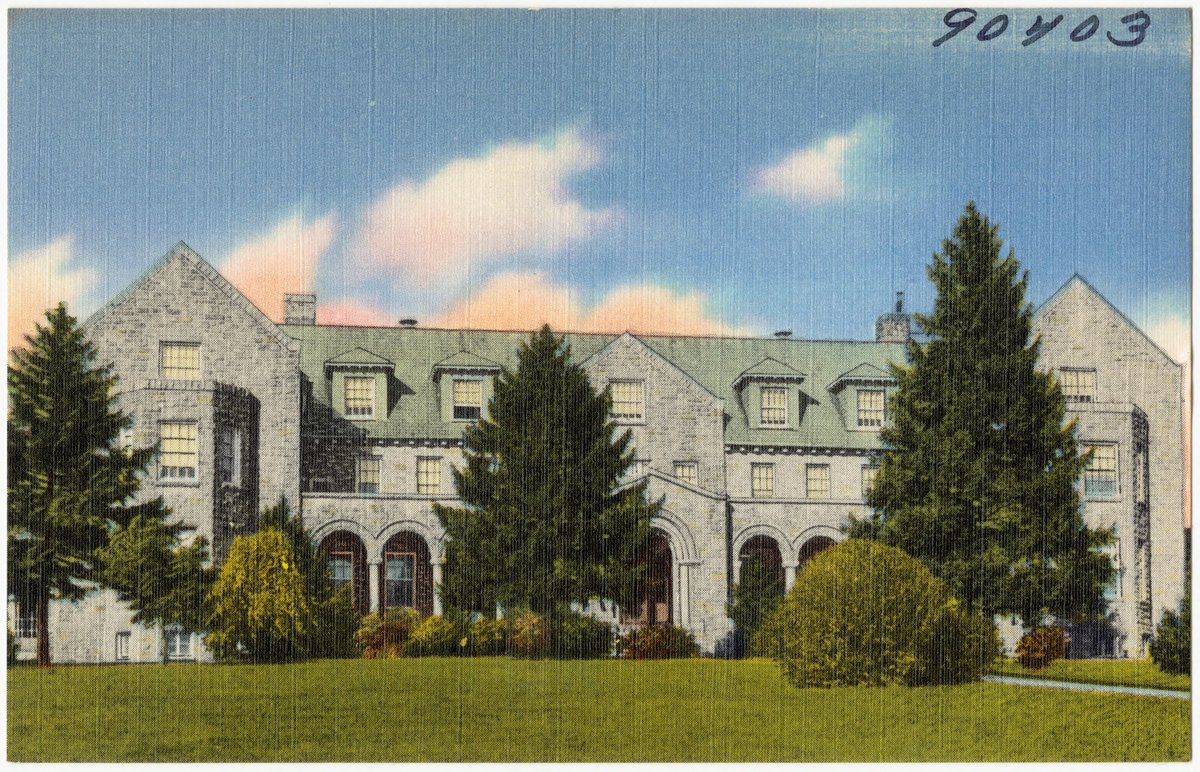 Coppin State Teachers College building at 2500 West North Street, Baltimore, Maryland