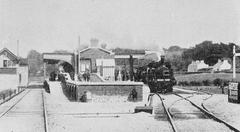 Bandon Station in County Cork, Ireland around 1898